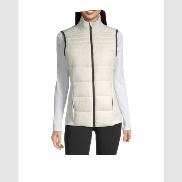 Xersion Jackets \u0026 Coats | Xersion Packable Vest | Color: White | Size: S | Mercy_143's Closet
